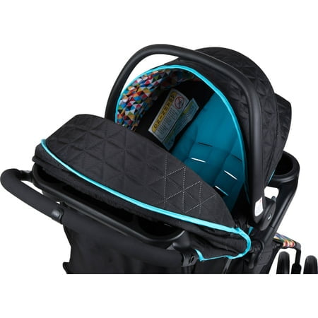 Babideal Bloom Travel System Stroller and Infant Car Seat, Pixelray