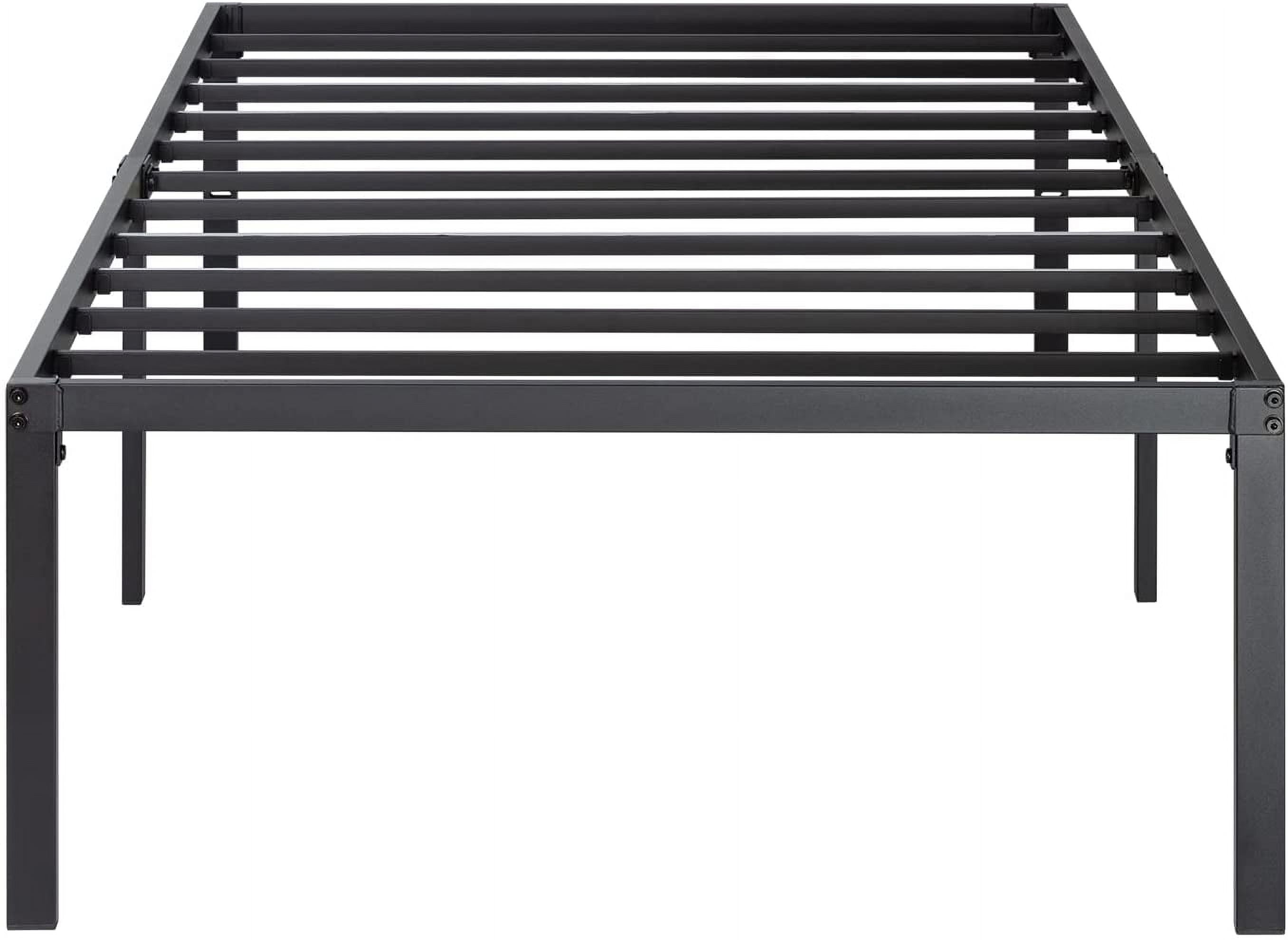 Amolife Heavy Duty Full Size Metal Platform Bed Frame with 16.5'' Large Under Bed Storage Space