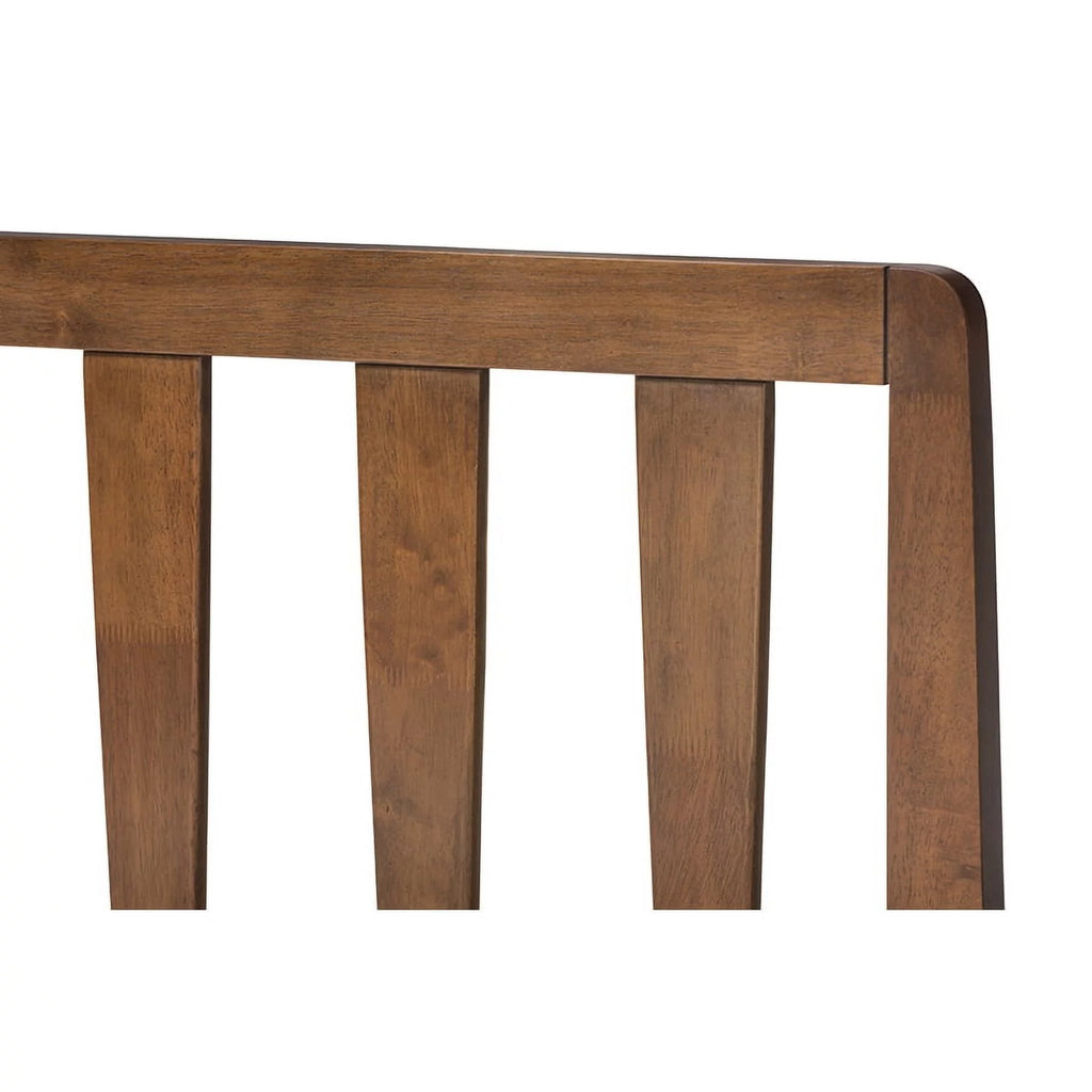 Baxton Studio Raurey Modern and Contemporary Walnut Finished Queen Size Storage Platform Bed