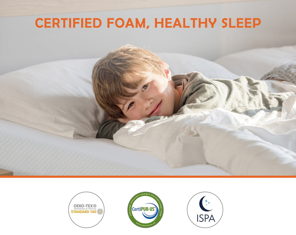 6 Inch Gel Memory Foam Mattress Twin Size Mattress Bamboo Charcoal Infused Mattress in a Box Medium-Firm Pressure Relief&Temperature Regulation CertiPUR-US Certified,Fiberglass Free,White