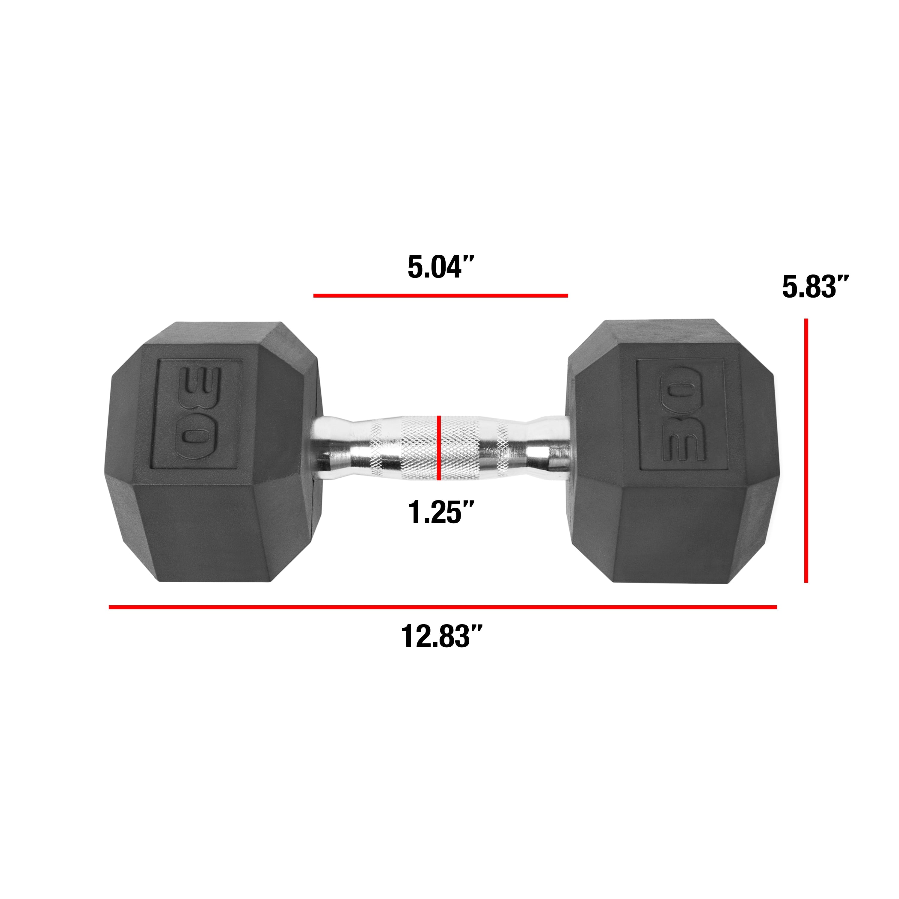 30lb Coated Dumbbell, Pair