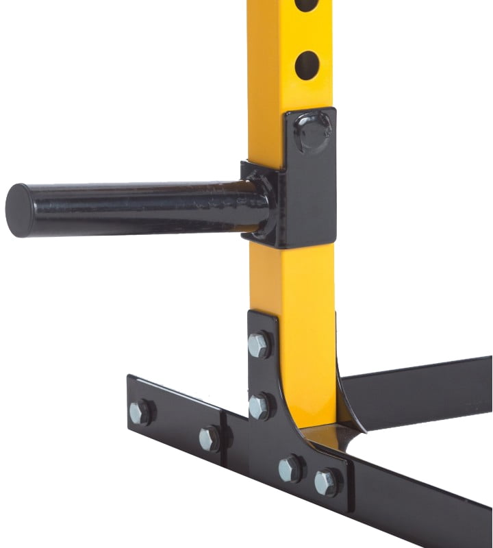 BalanceFrom PC-1 Series 1000lb Capacity Multi-Function Adjustable Power Cage Power Rack with Optional Lat Pull-down and Cable Crossover, Power Cage Only, Black