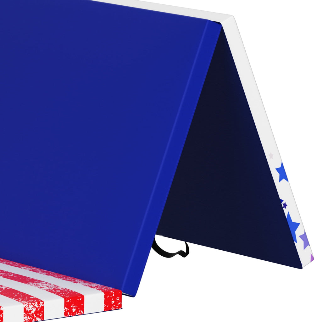 BalanceFrom Fitness 4' x 10' x 2" All Purpose Gymnastic Folding Gym Exercise Aerobics Mat