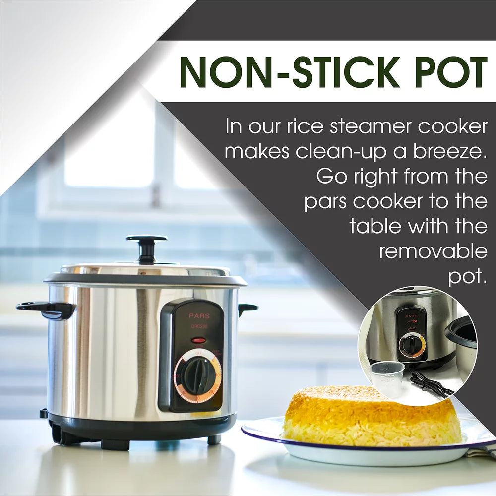 20 Cup Pars Automatic Persian Rice Cooker