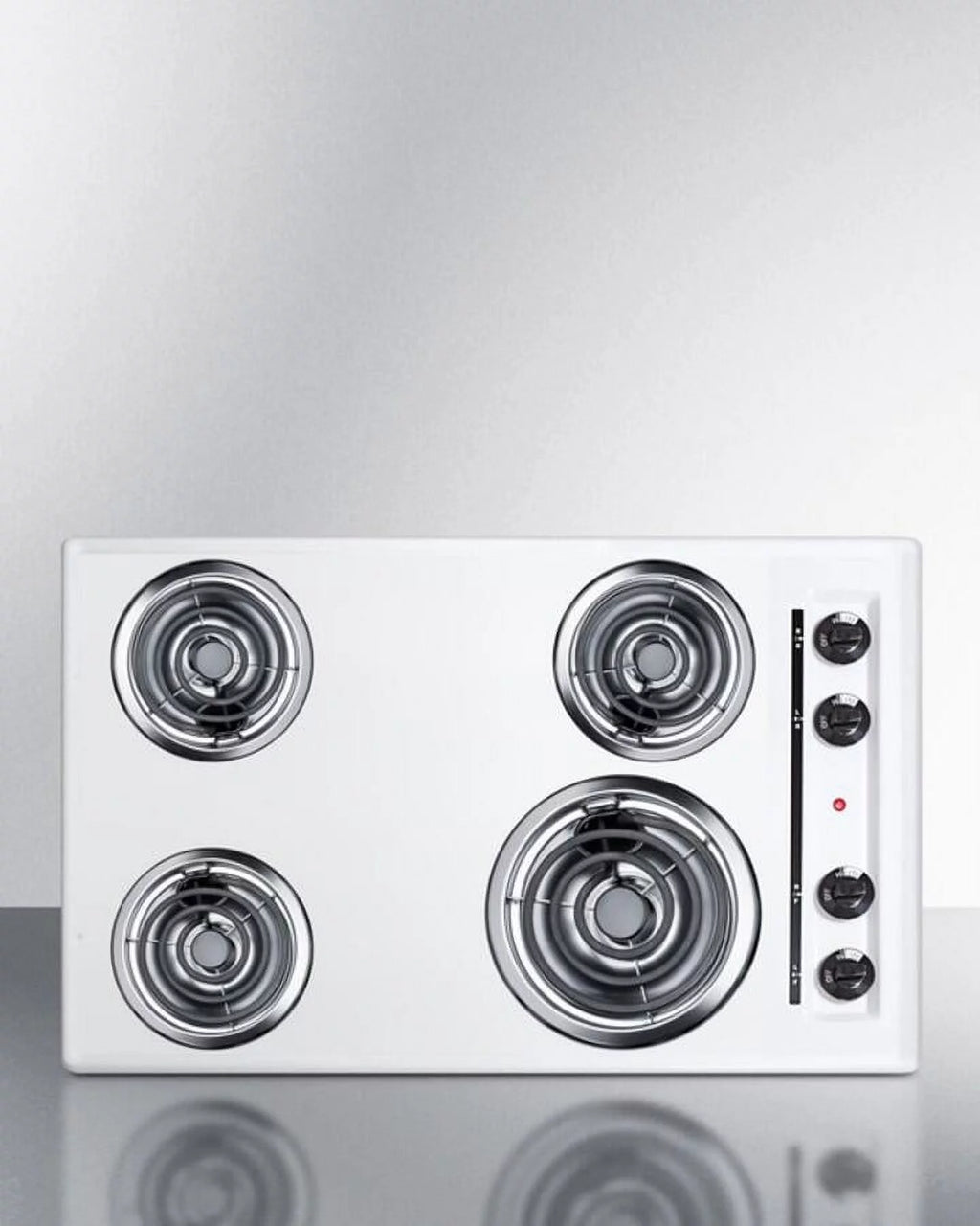 30" Wide 4-Burner Coil Cooktop