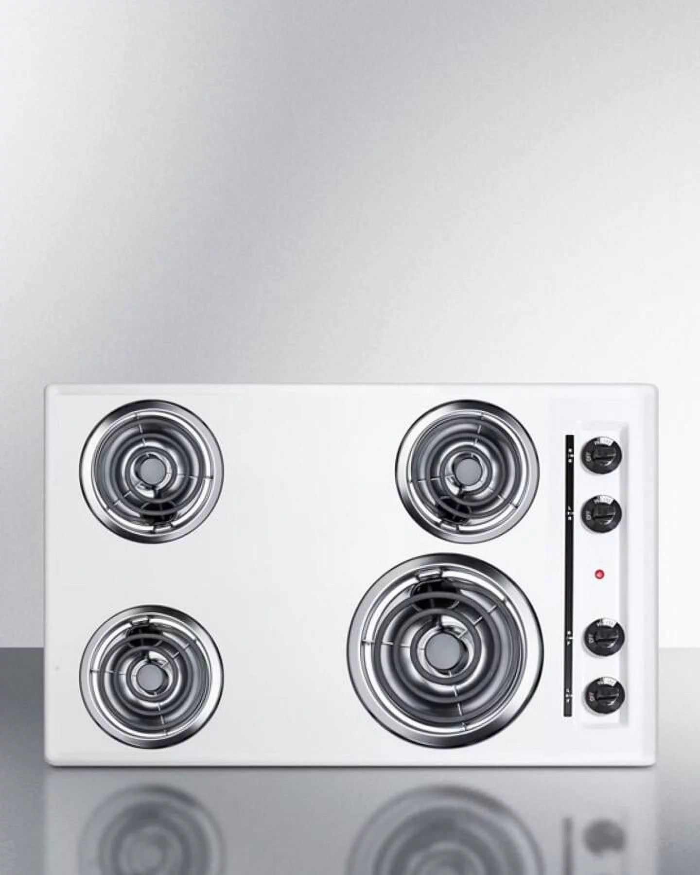 30" Wide 4-Burner Coil Cooktop