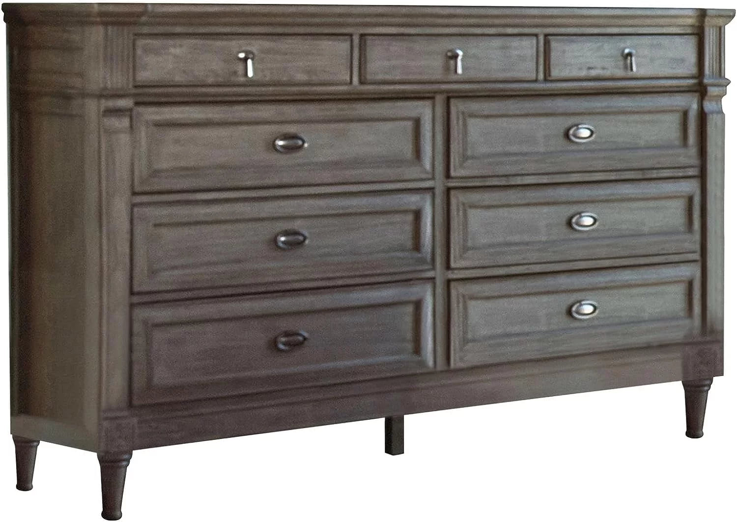 Alderwood 4-piece Eastern King Bedroom Set French Grey