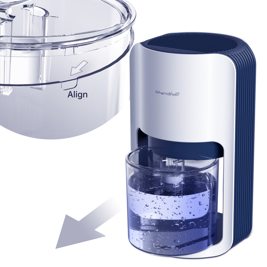 ALROCKET 1200ML Portable Quiet Dehumidifier (480 Sq ft) Automatic Defrosting Dehumidifier for Bedroom