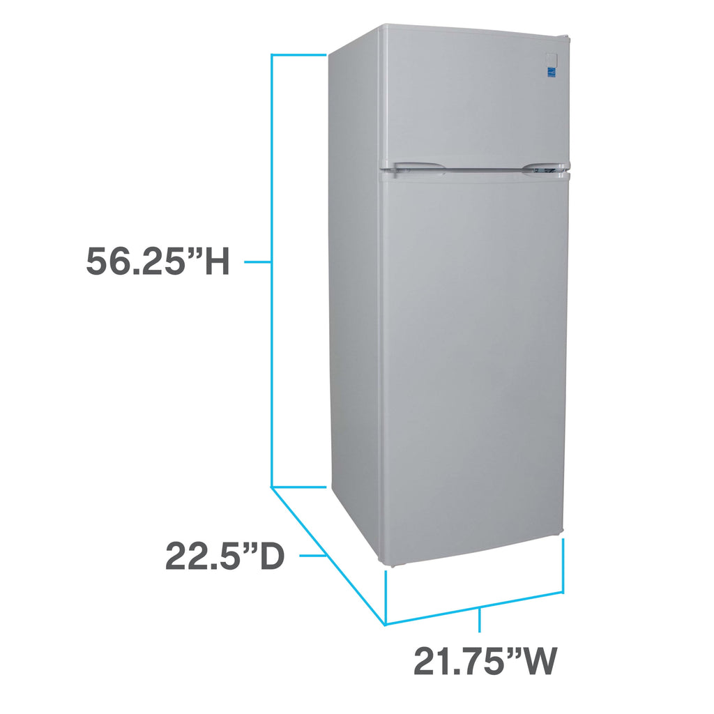 Avanti 22 in. 7.3 Cu. Ft. Top Freezer Refrigerator - White