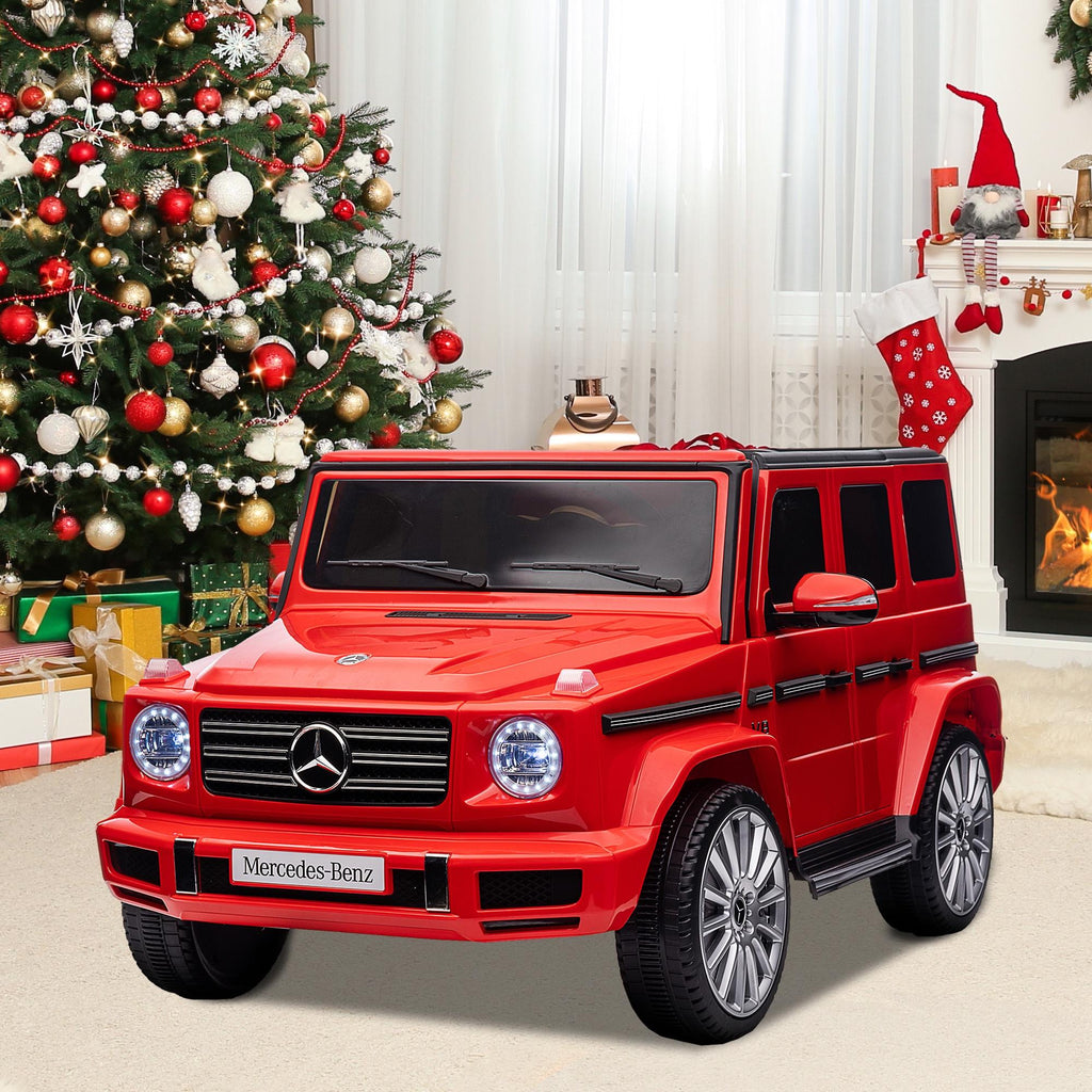 24V Ride on Car with Remote Control for Kids Mercedes Benz Ride on Car Toy for Boys and Girls 3-6 Years Old, Electric Vehicle, Bluetooth, LED Light, White