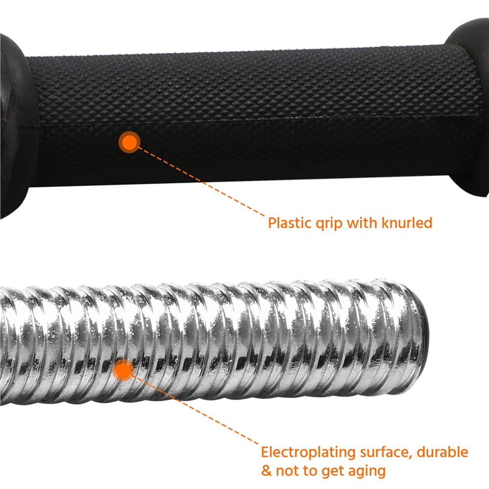 Alden Design Adjustable Dumbbell Set for Home and Gym Exercise, Black, 44 Lb