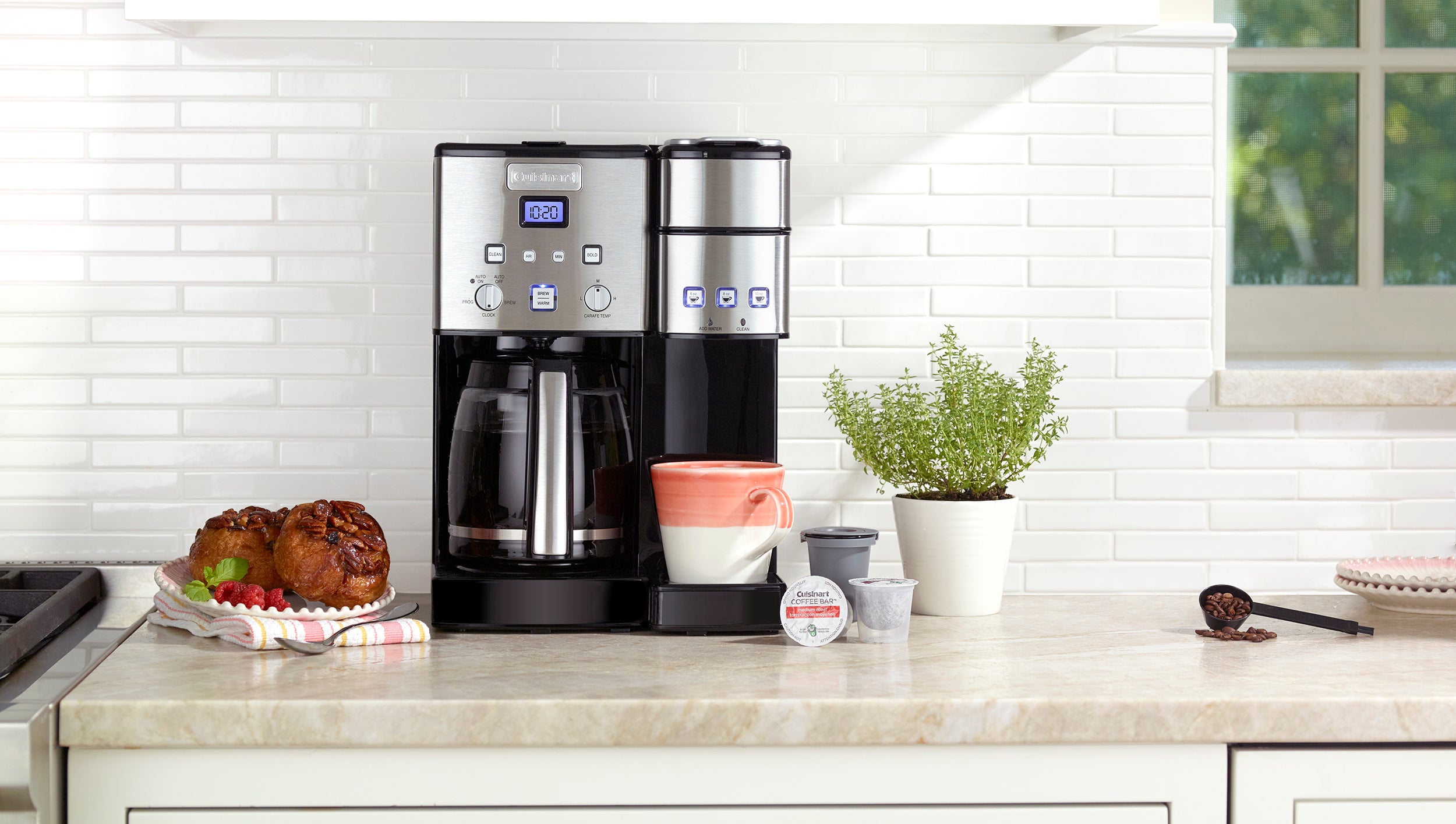Cuisinart Coffee Center 12 Cup Coffeemaker and Single-Serve Brewer