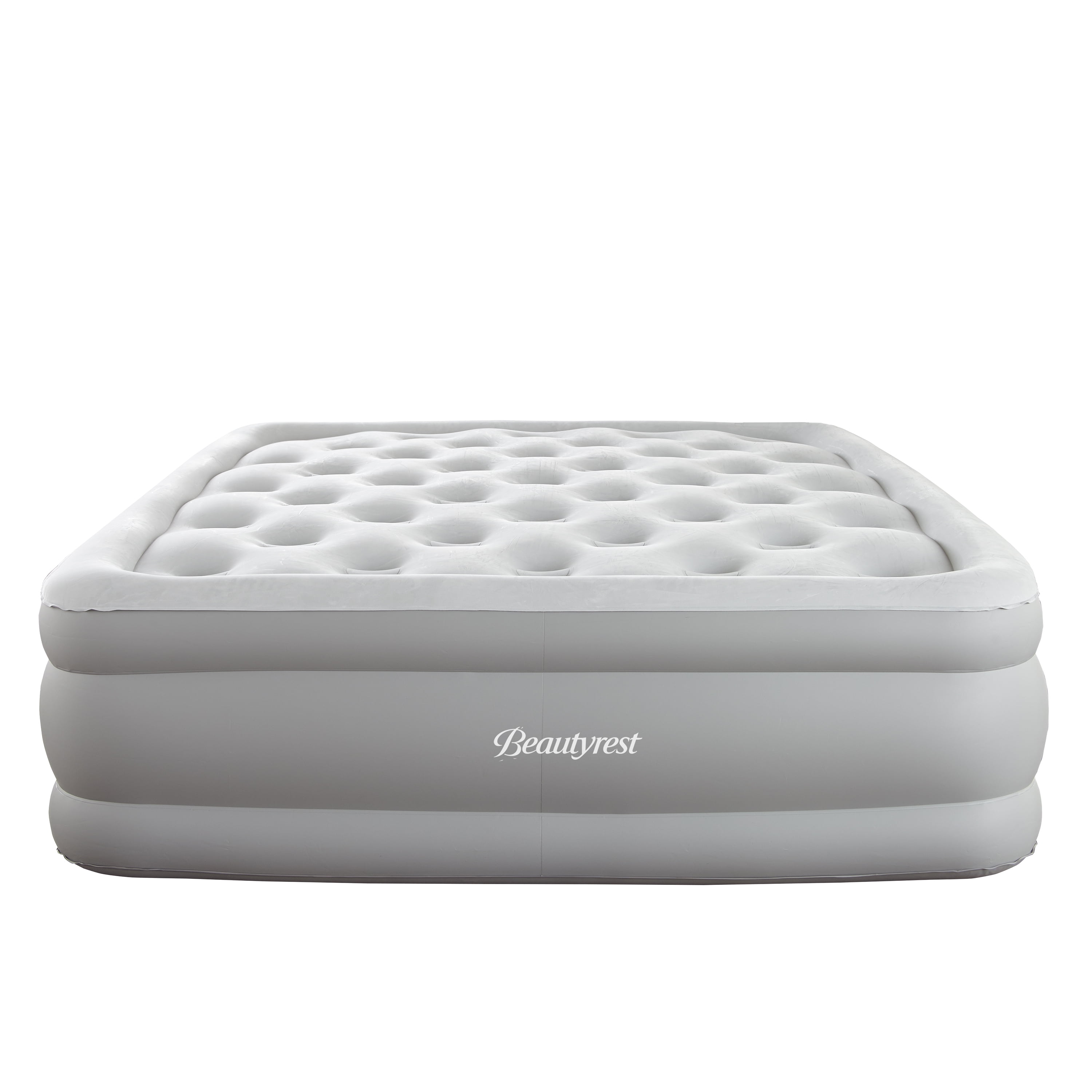 Beautyrest Sky Rise 18" Queen Air Bed Mattress, Raised Inflatable Blow-up Bed, Powerful Pump, Adjustable Firmness