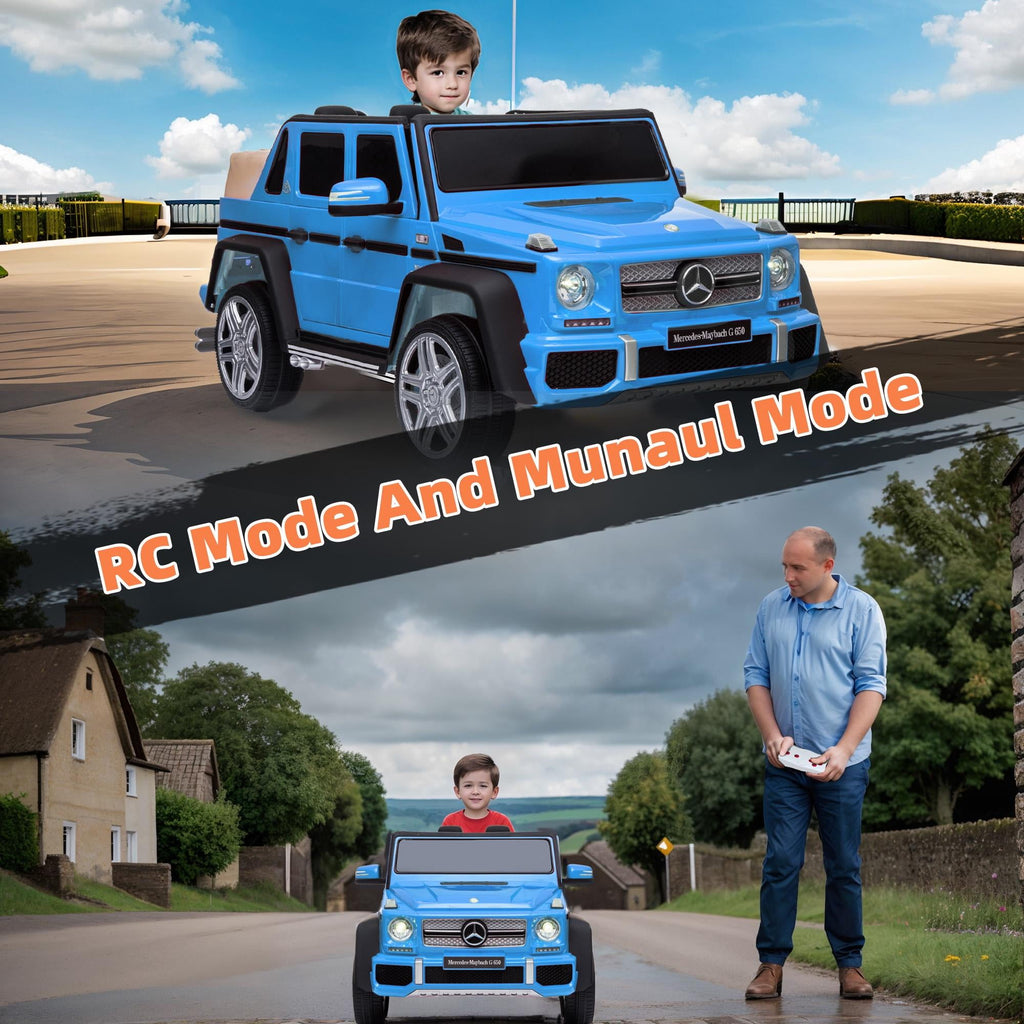 24V Ride on Car with Remote Control for Kids Mercedes Benz Ride on Car Toy for Boys and Girls 3-6 Years Old, Electric Vehicle, Bluetooth, LED Light, White