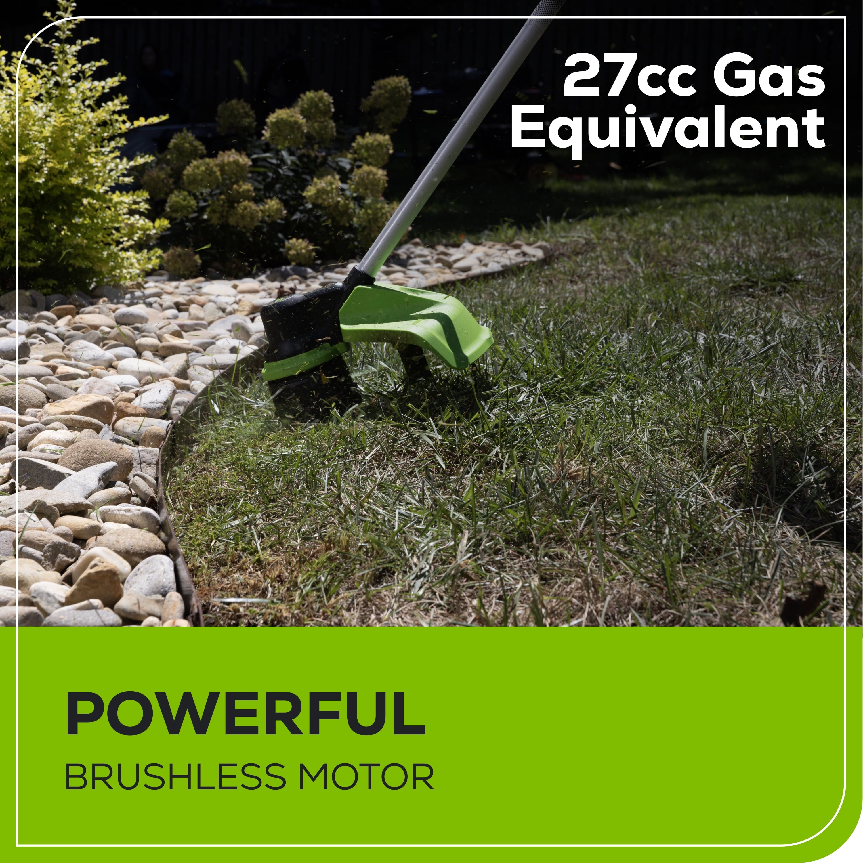 Greenworks 60V 16" String Trimmer & 630 CFM 170 MPH Blower Combo Kit with 2.5Ah Battery & 3 Amp Charger 1359802