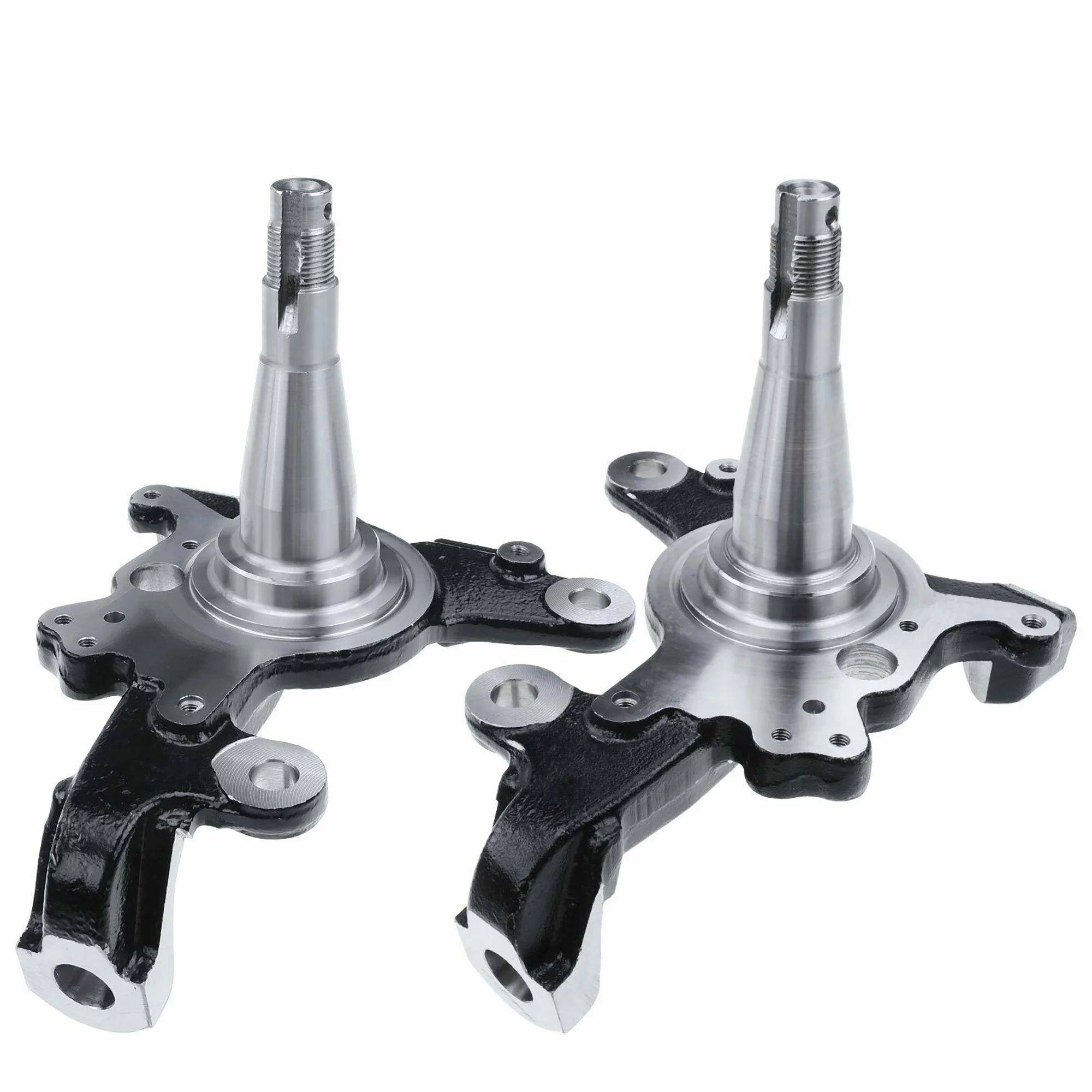 2PCs of Front Left Driver & Right Passenger Side Steering Knuckle Spindle Compatible with 1995-2004 Toyota Tacoma Replace Compatible with 698-157 4321235150 698-156 4321135190