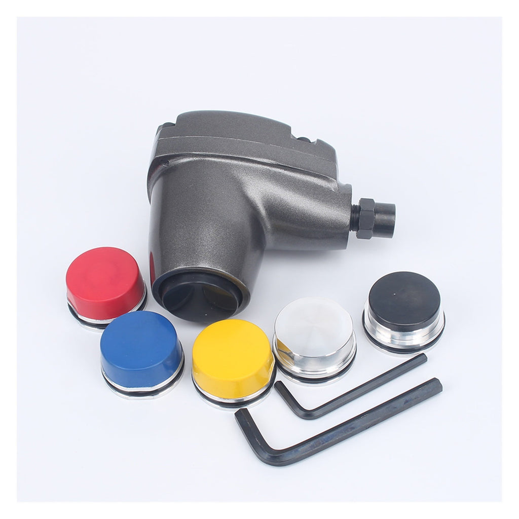 Air Palm Hammer Automatic Hammers Pneumatic Hammer Hand-held Air Palm Hammer 6 Different Hardness Tips For Body Repair Plastic Inlay Assembly