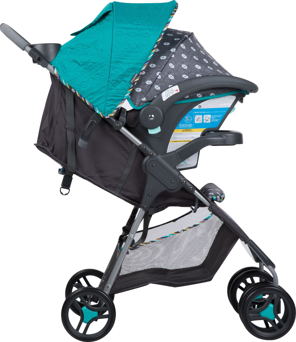 Babideal Bloom Travel System Stroller and Infant Car Seat, Pixelray