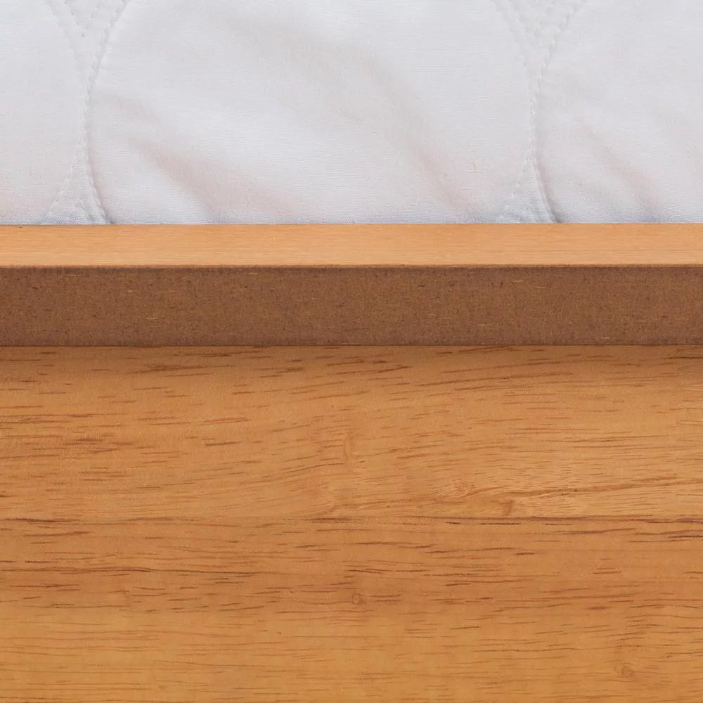 Baxton Studio Efren Modern Honey Oak Finished Wood Queen Size Bed Frame