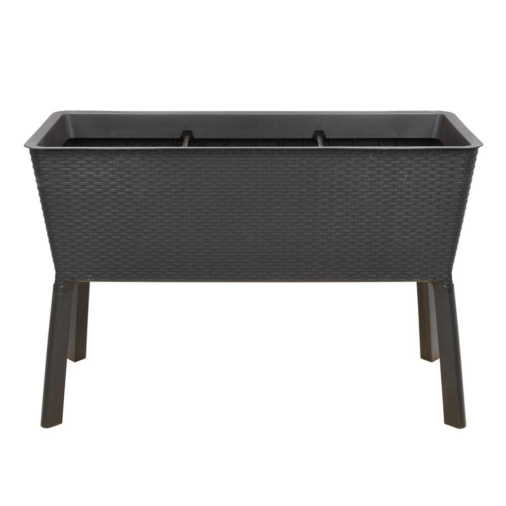 44.5 in. W x 15.25 in. H Easy Grow Elevated Resin Garden Bed Large