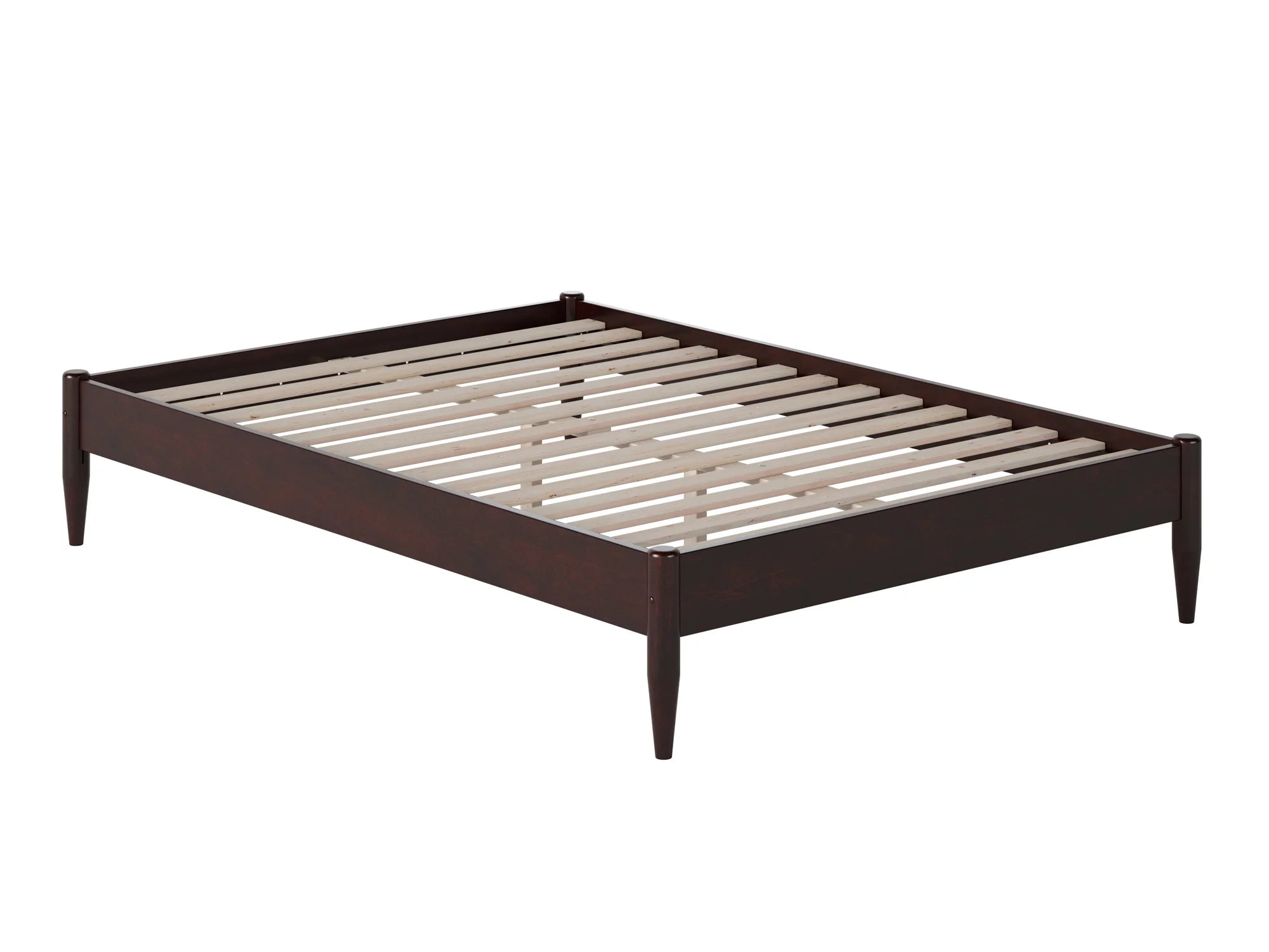 AFI Pasadena 14" Espresso Solid Wood Platform Bed, Full