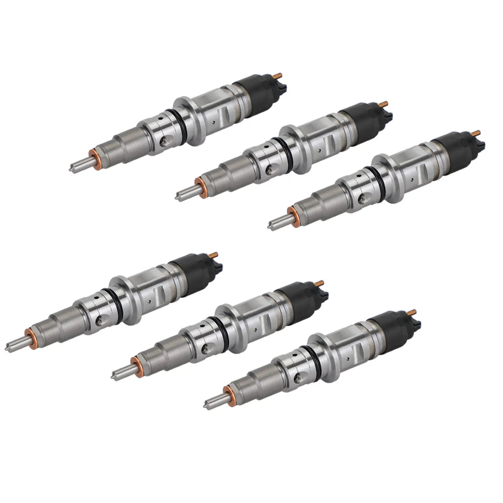 6PCS Common Rail Fuel Injector 0986435574 fit Dodge Cummins 6.7L 2013-2018