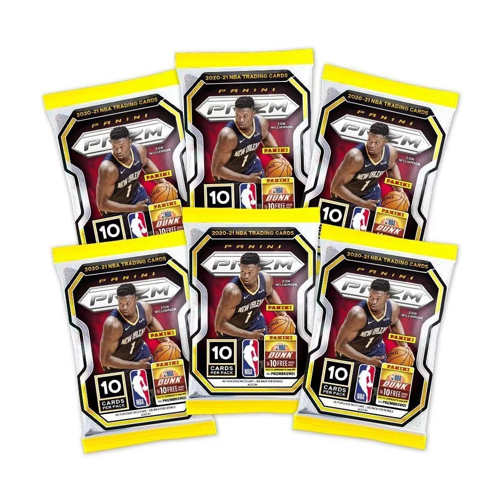 2021 Panini NBA Prizm Basketball Trading Card Mega Box - Red Ice Exclusives