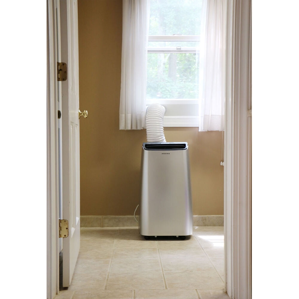 Amana 12,000 BTU, Portable Air Conditioner with Remote Control in Gold/Black for Rooms up to 500 -Sq. ft.