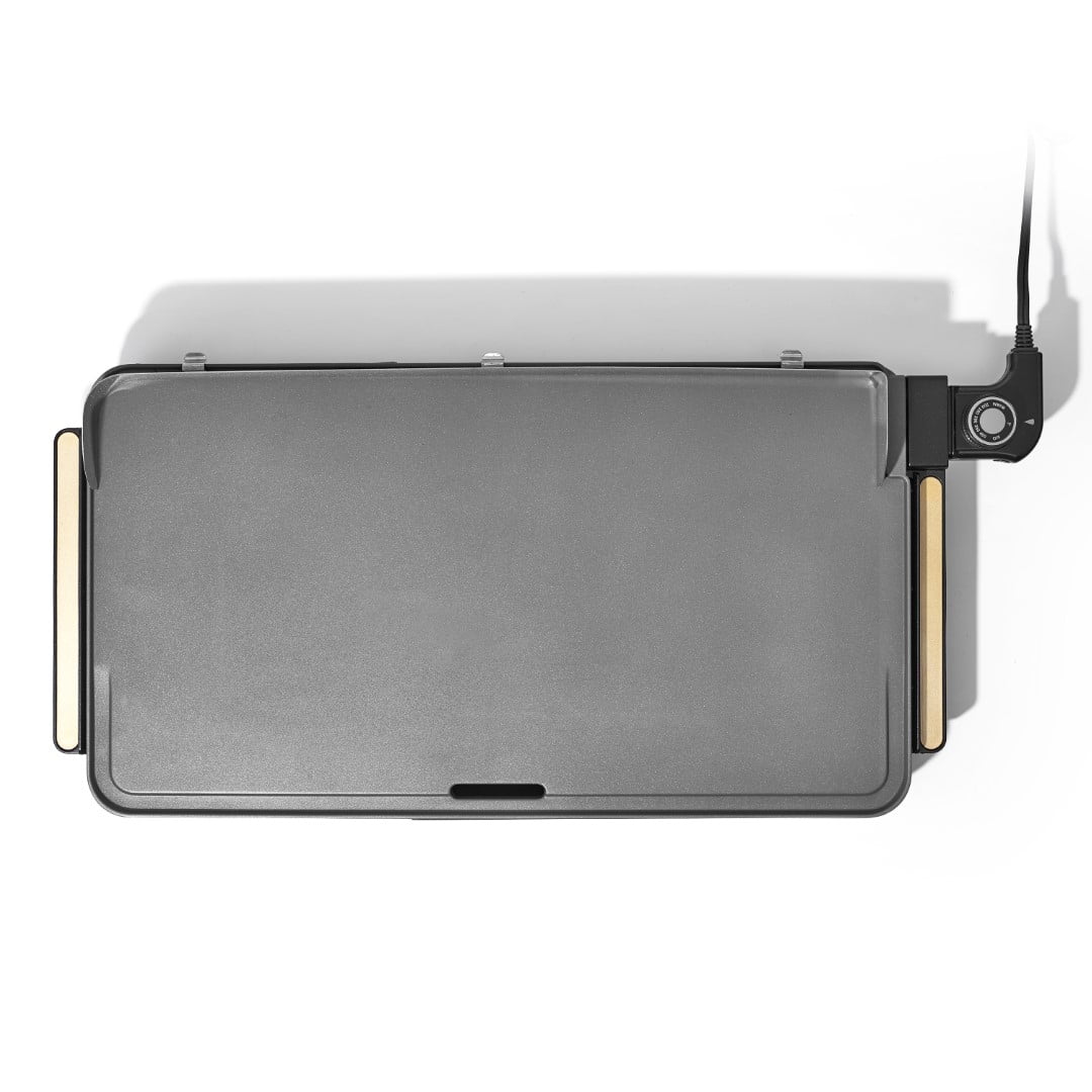 Beautiful XL Electric Griddle 12" x 22"- Non-Stick, White Icing by Drew Barrymore