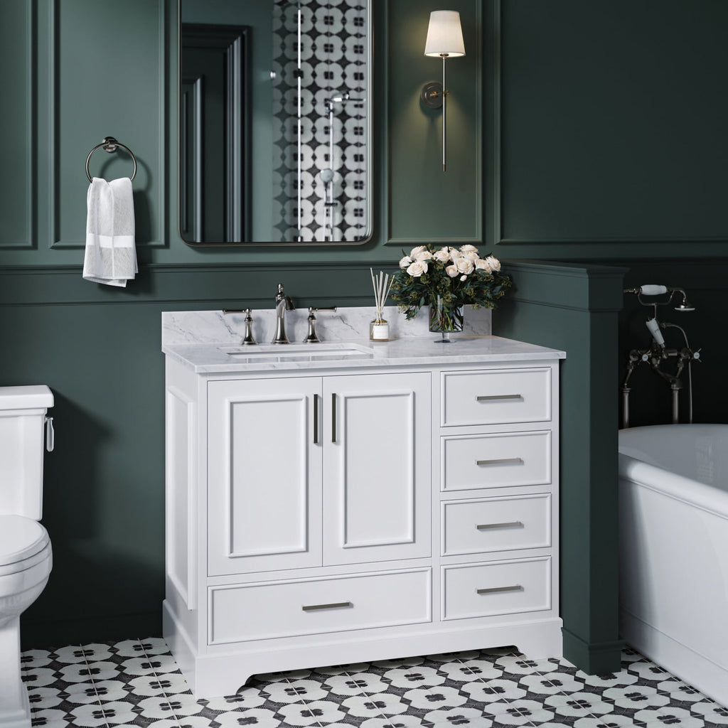 Ariel M043slcw2rvo Stafford 43" Free Standing Single Basin Vanity Set - Grey