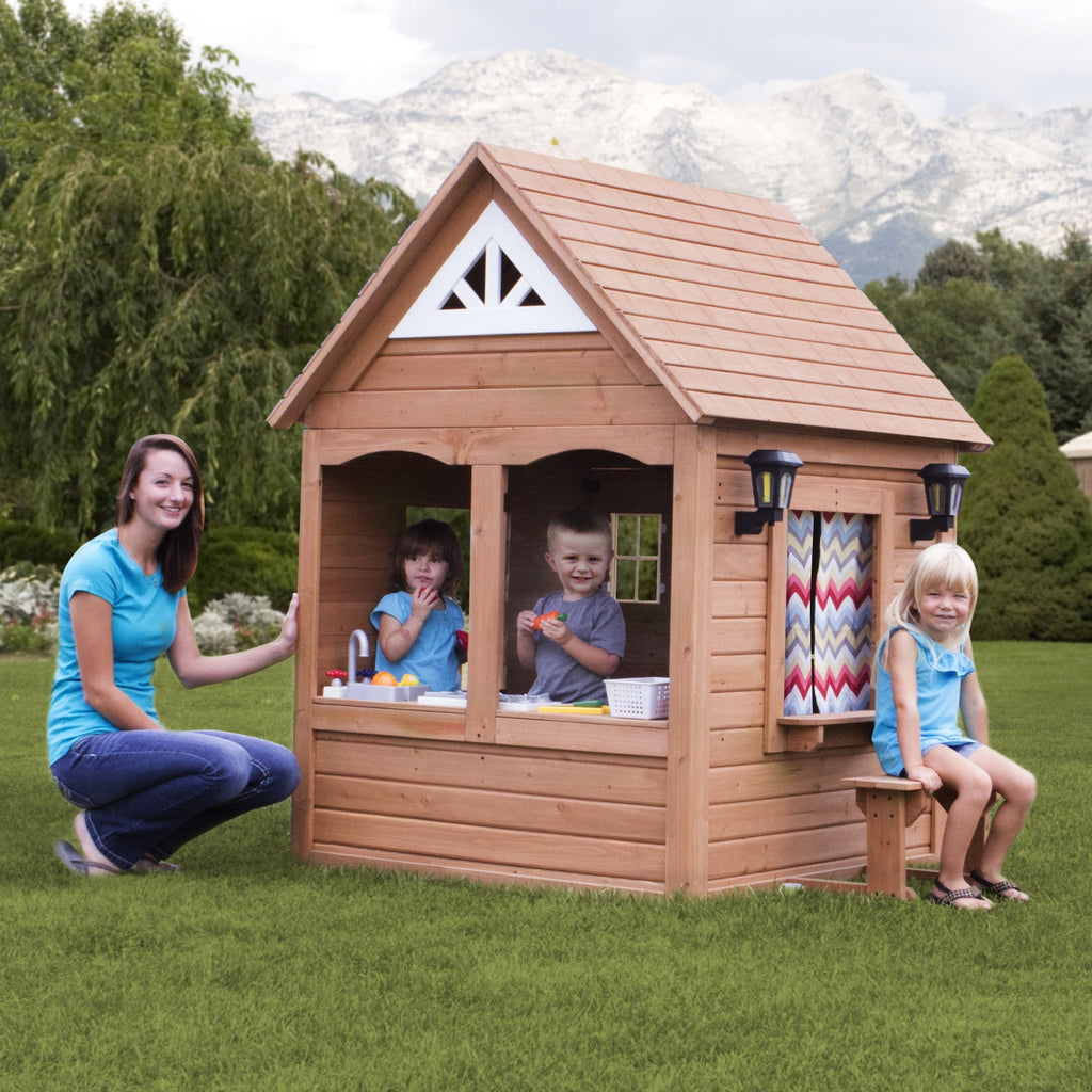Backyard Discovery Aspen Wooden Cedar Playhouse