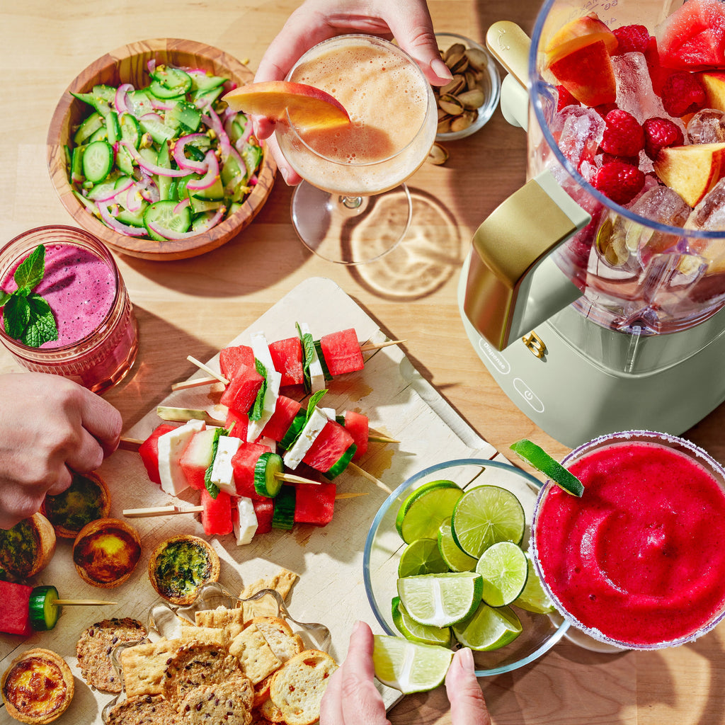 Beautiful Slush Crush 60 oz 4-Speed Frozen Drink Maker, White Icing by Drew Barrymore