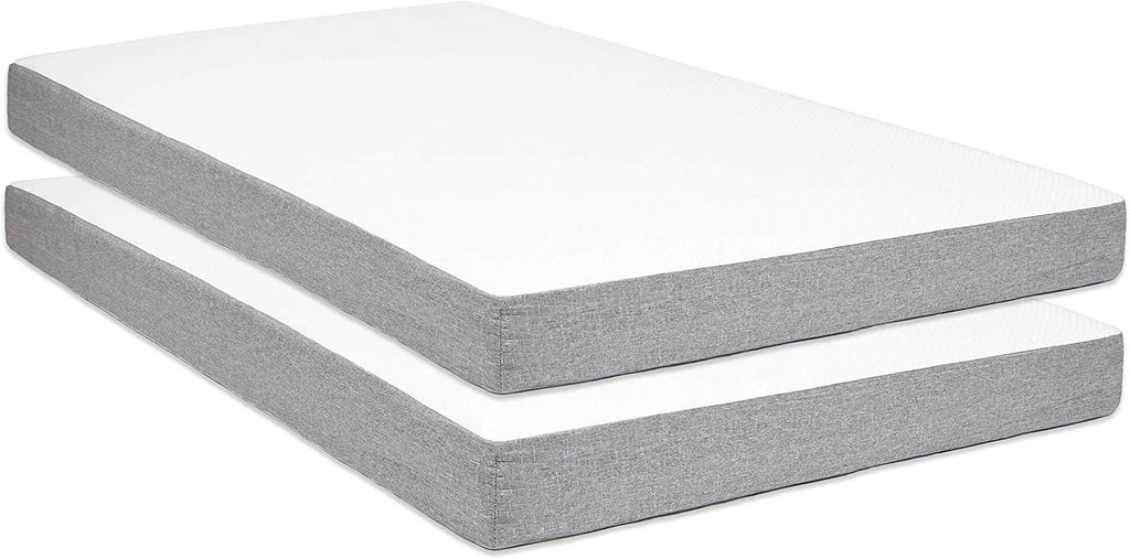5 in. Memory Foam Mattress Twin - for Bunk Bed, Daybed, Trundle or Folding Bed Replacement (2)