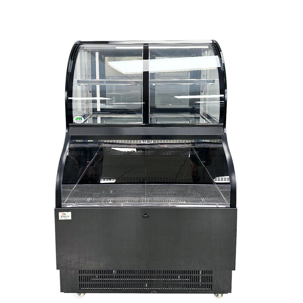 36 ins Commercial Refrigerator Starbucks TURBO AIR COMMERCIAL OPEN AIR DISPLAY CASE REFRIGERATOR COOLER MERCHAINDISER FGO36