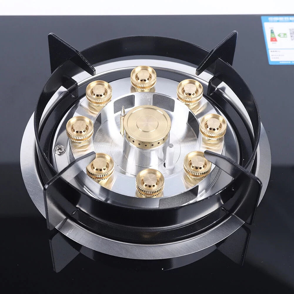 2 Burner Natural Gas Cooktop Stove Top Home Kitchen Cooker 730*410mm