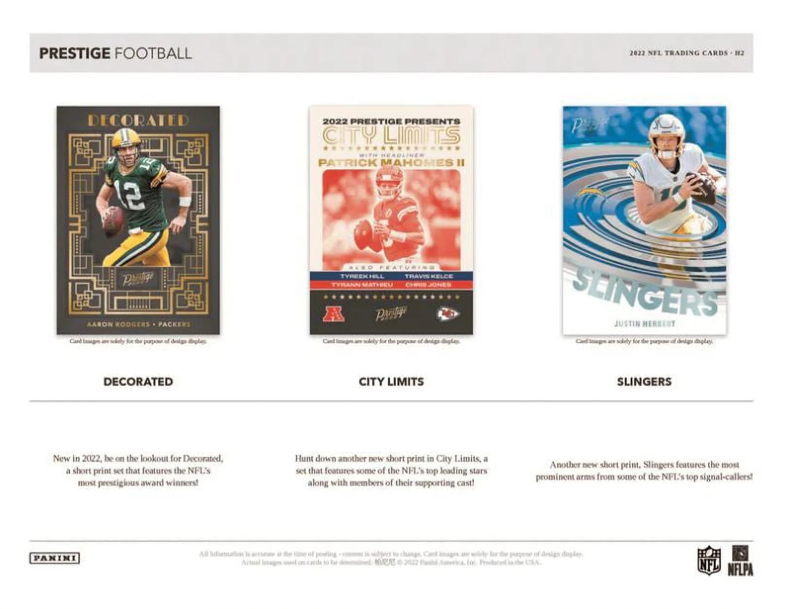 2022 Panini Prestige Football H2 Hobby Box