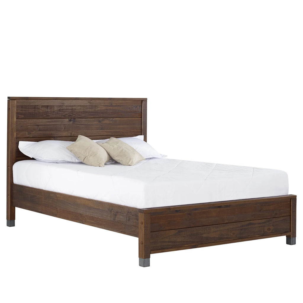 Baja Platform Bed - King Size - Walnut Finish