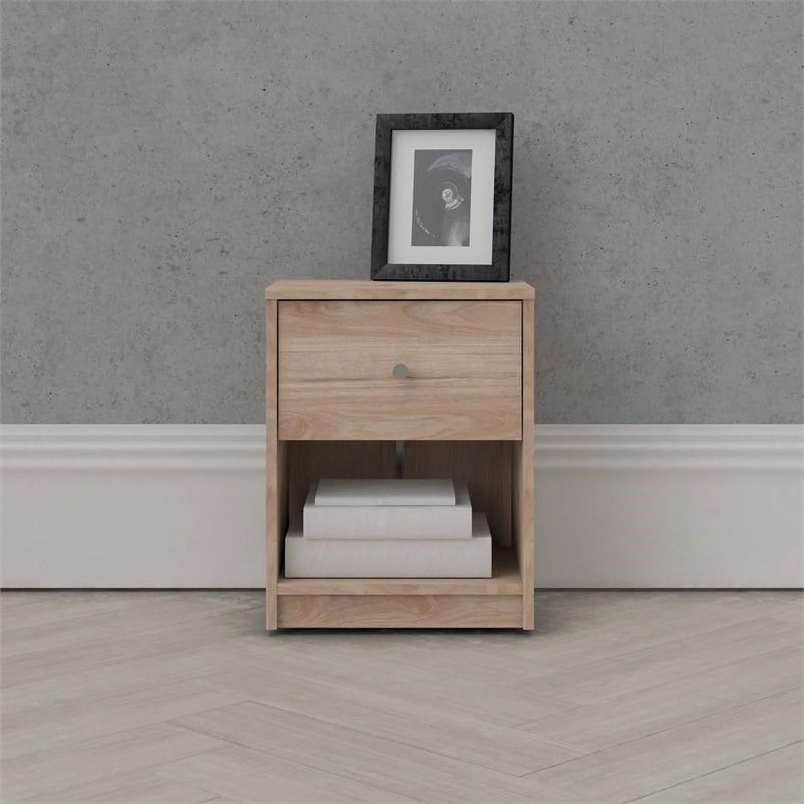 3 Piece Dresser and Nightstand Bedroom Set in Jackson Hickory