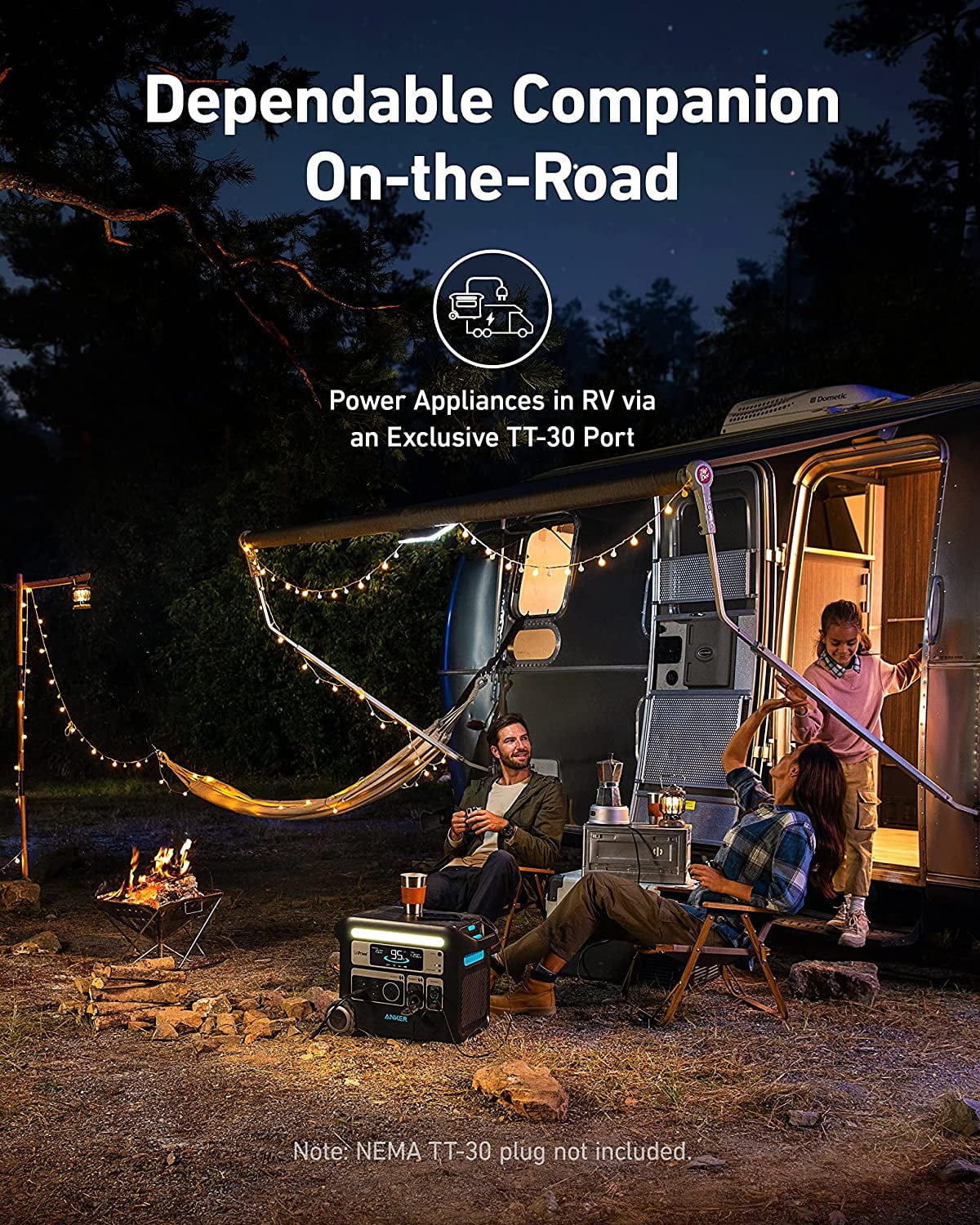 Anker SOLIX F2000 Portable Power Station, PowerHouse 767, 2048Wh GaNPrime Solar Generator with 5×200W Solar Panels for Home, Power Outage, Outdoor Camping