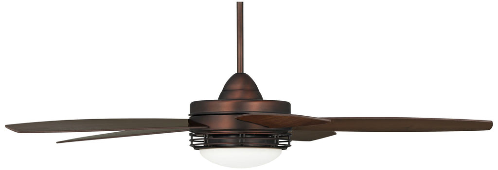 60" Casa Vieja Province Modern Indoor Outdoor Ceiling Fan with Light LED Remote Oil Brushed Bronze Dark Walnut Opal Glass Damp Rated for Patio House