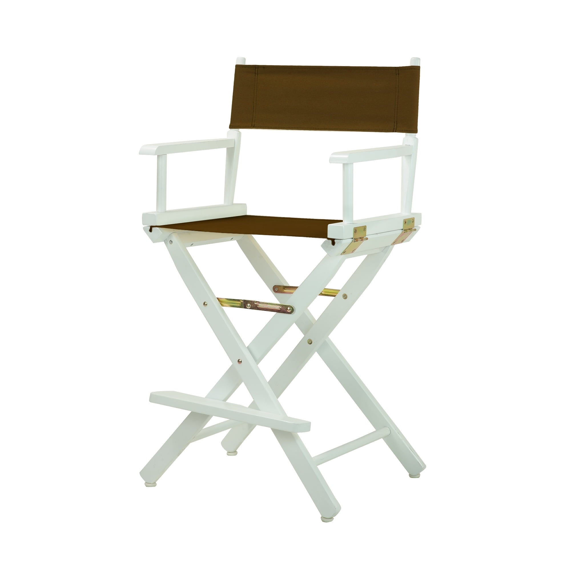 "24" Director's Chair White Frame-Purple Canvas"