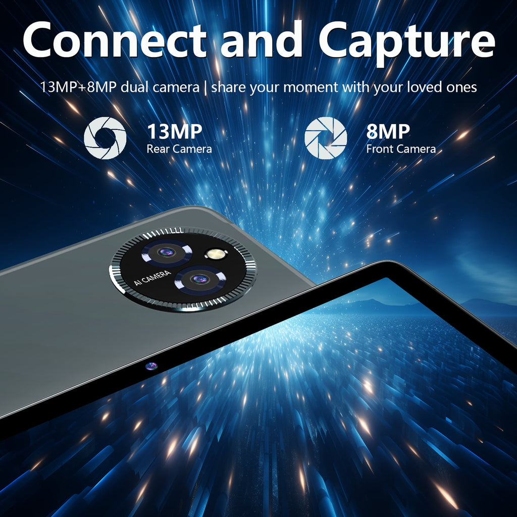 Android 14 Tablet,128GB ROM 1TB Expand,HD IPS Touchscreen, 5G/2.4G WiFi, Bluetooth 5.0, GPS, 4G Phone Tablet,2024 Newest