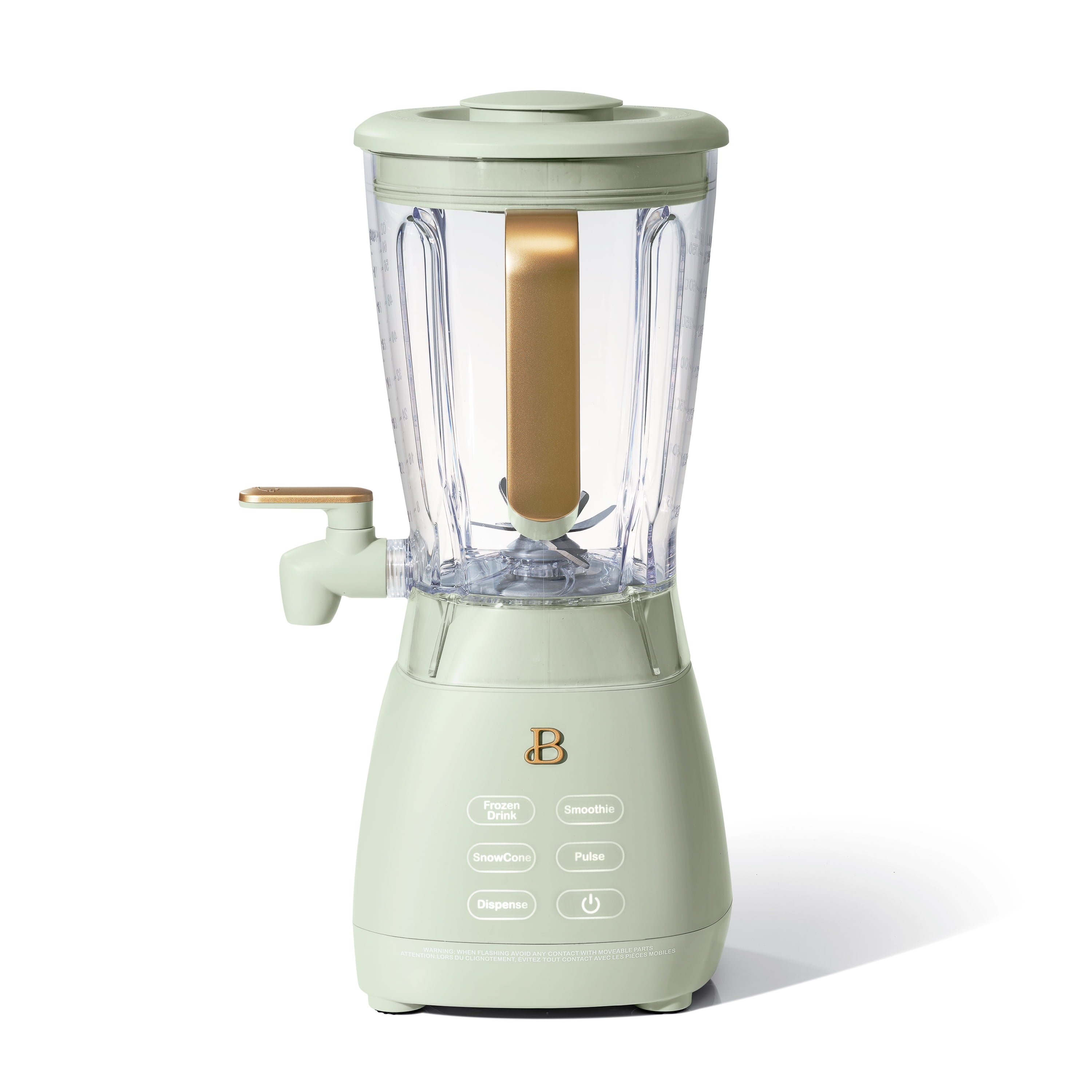 Beautiful Slush Crush 60 oz 4-Speed Frozen Drink Maker, White Icing by Drew Barrymore