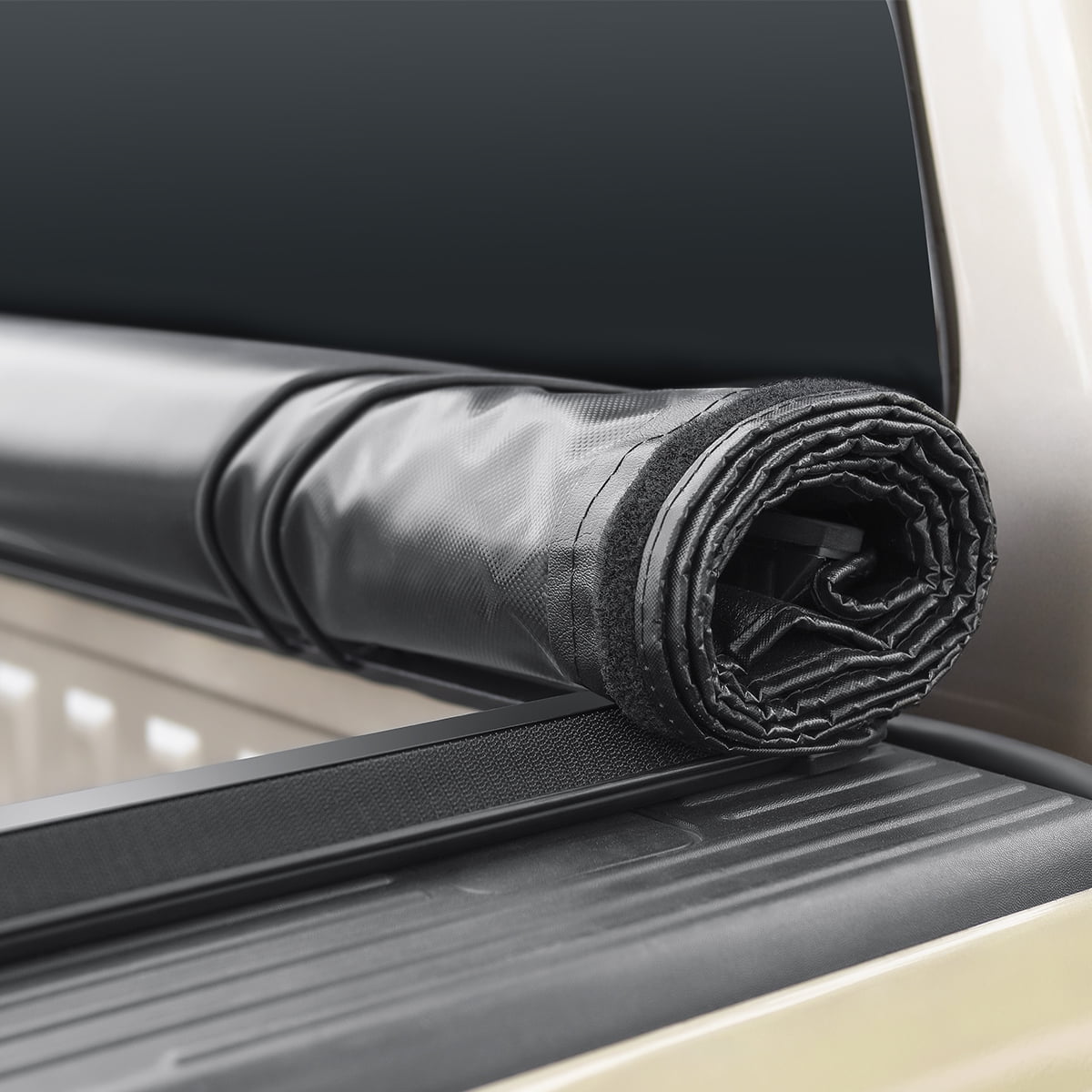 Auto Drive Soft Roll up Truck Bed Tonneau Cover Fits 15-19 Chevy Colorado / GMC Canyon 5Ft Bed