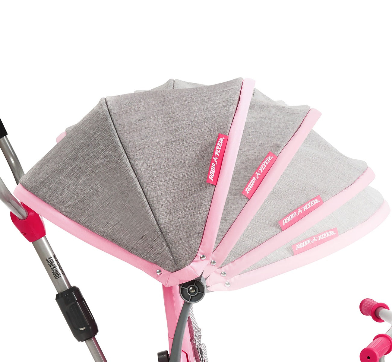 4-in-1 Stroll 'N Trike with Activity Tray Pink