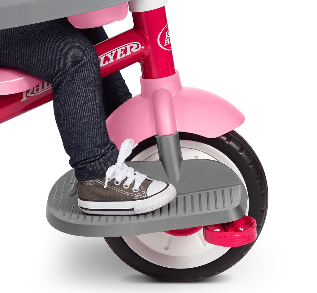4-in-1 Stroll 'N Trike with Activity Tray Pink