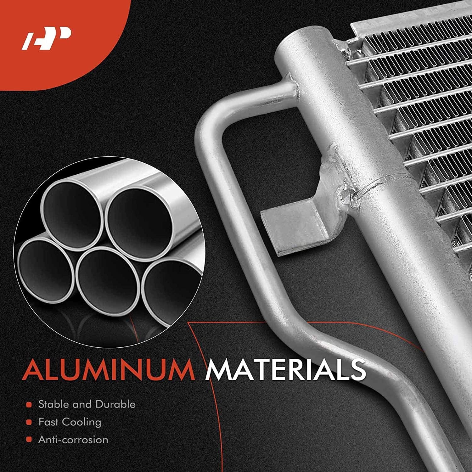 A-Premium Air Conditioning A/C Condenser Compatible with Smart Fortwo 2008-2015 L3 1.0L