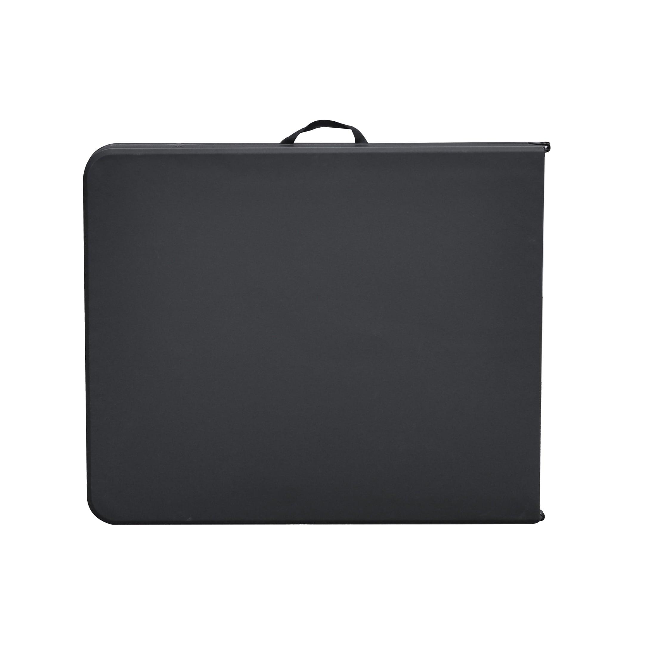 6 Foot Bi-Fold Plastic Folding Table  Black