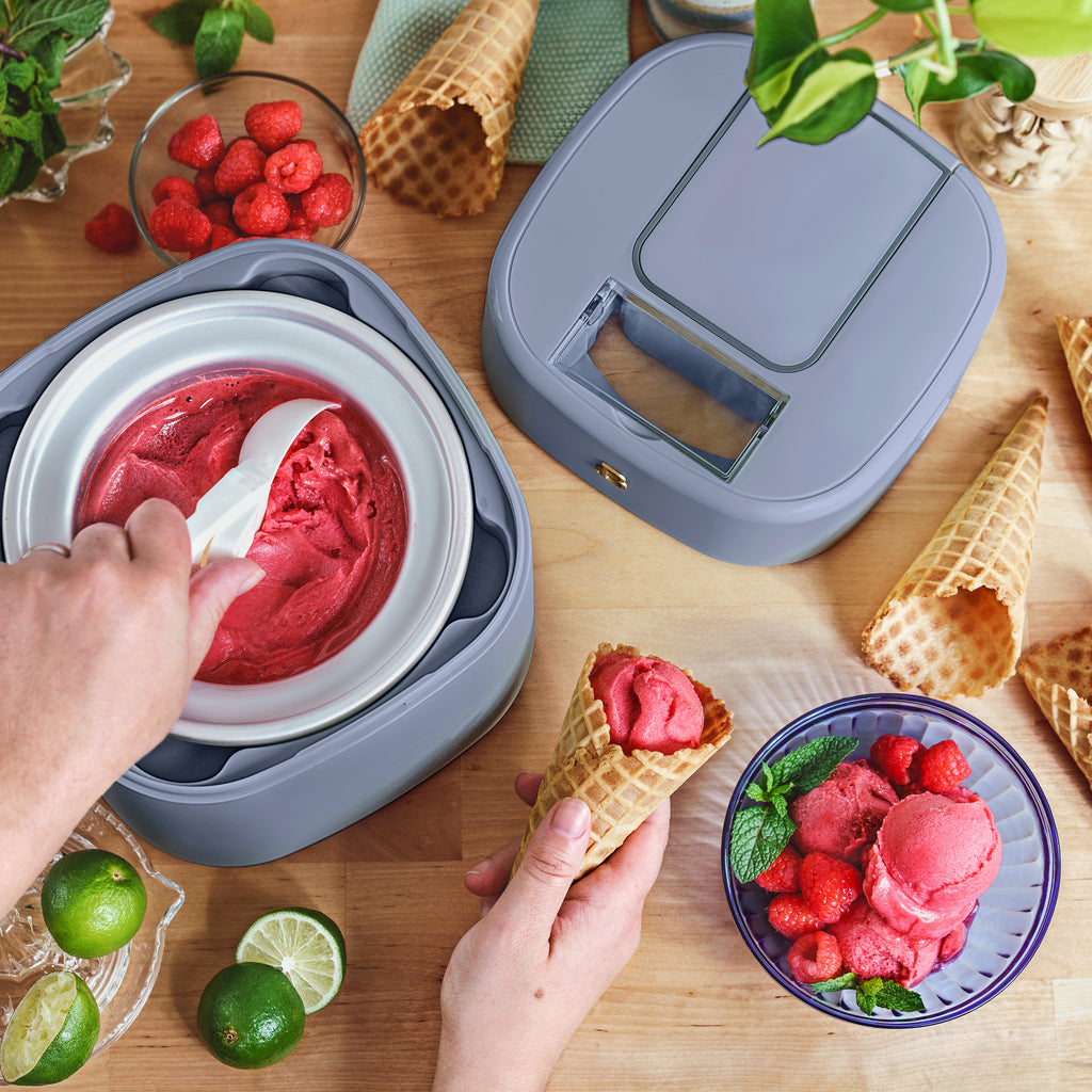 Beautiful 1.5 Qt Ice Cream Maker with Touch Activated Display, White Icing by Drew Barrymore