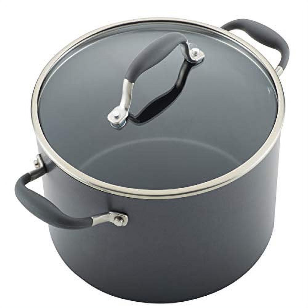 Anolon Advanced Home 11 Piece Hard-Anodized Nonstick Cookware Set, Moonstone